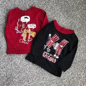 Childrens Place Bundle - two long sleeve shirts 12-18mo